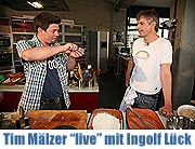 Wenn Tim Mälzer kocht und Ingolf Lück Regie führt: Tim Mälzer Live „Die Ham´se noch Hack Tour 2007“ vom 20.-22.07.2007 im Circus Krone (Foto: Gerhard Prager)
